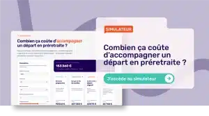 couverture montrant un aperçu du simulateur de préretraite